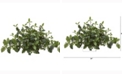 Nearly Natural 24in. Dusty Miller Artificial Ledge Plant